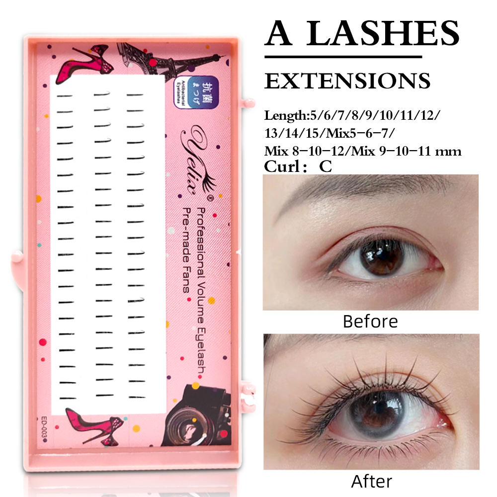 Eyelash Extension Natural - 옐릭스 내추럴 소프트 인디비주얼 래쉬 코믹