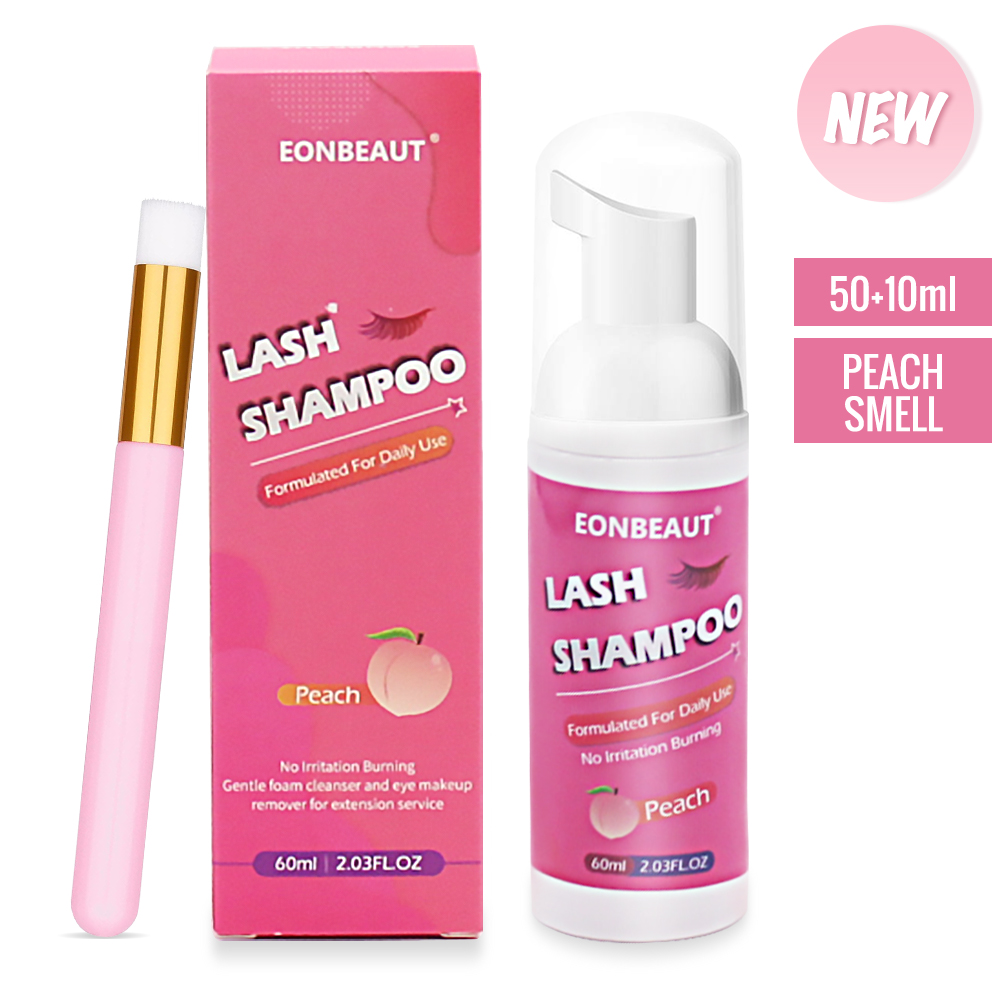 Eyelash Extension Foam Cleanser - 60ml 속눈썹 연장 샴푸 펌프 프레스
