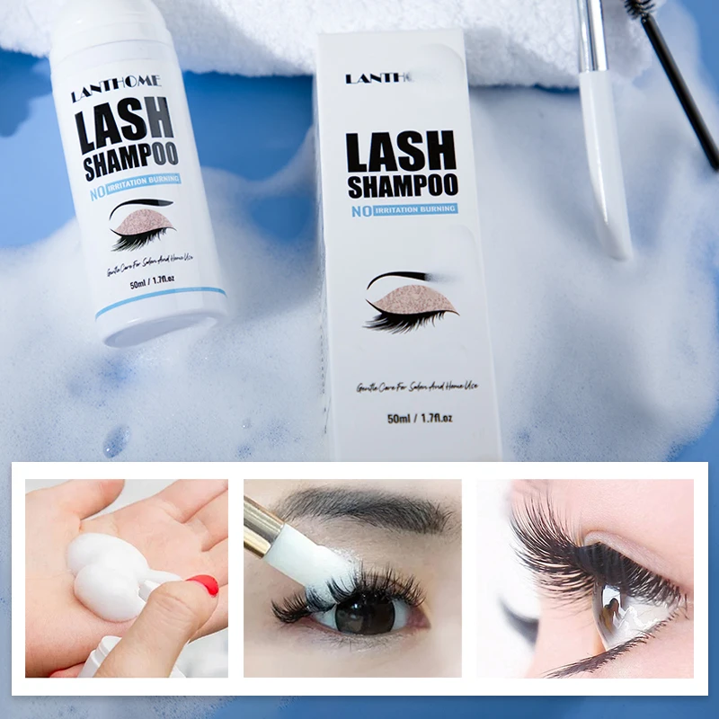 Eyelash Extension Foam Cleanser - 50ML 프로 속눈썹 연장 샴푸 폼