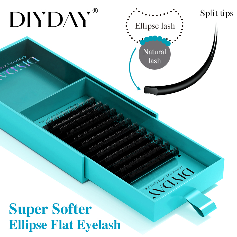 Eyelash Extension Supernatural - DIYDAY 타원형 플랫 속눈썹 연장 0.15