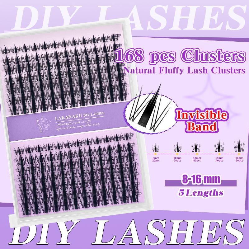 Eyelash Extension Natural - 자연스러운 속눈썹 클러스터 개별 속눈썹 풍성하고