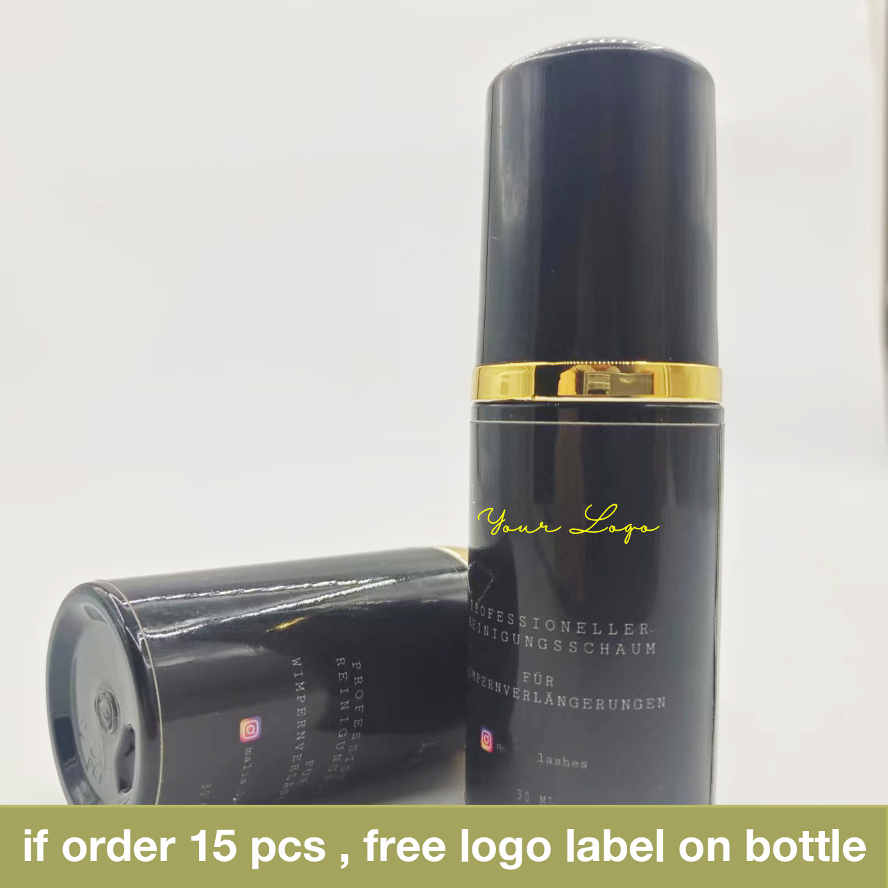 Eyelash Extension Foam Cleanser - 맞춤형 속눈썹 청소 폼 클렌저, 비건