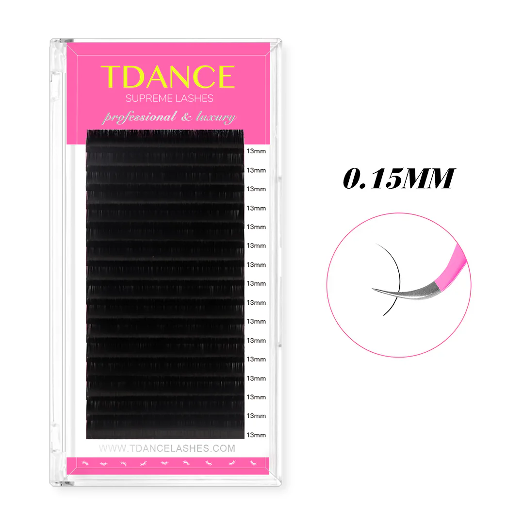 Eyelash Extension Korea Natural - TDANCE 16Rows 클래식 속눈썹 개별형 내추럴