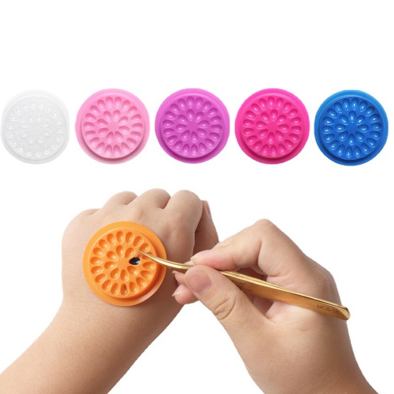 Eyelash Extension Repair - 100pcs 속눈썹 접착제 홀더 속눈썹 연장