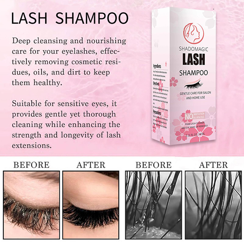 【A】60ML 속눈썹 마스카라 봉용 빠른 세척 속눈썹  - Eyelash Extension Foam Cleanser 리뷰 및 가격