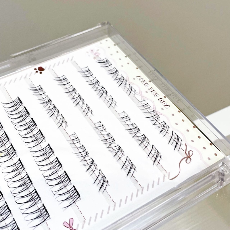 믹시아오허 쉬어 믹스드 위스피 어퍼 래쉬 트레이 인비저 - Eyelash Extension Natural 리뷰 및 가격