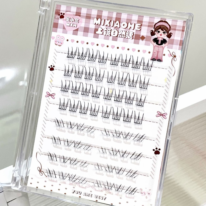 믹시아오허 쉬어 믹스드 위스피 어퍼 래쉬 트레이 인비저 - Eyelash Extension Natural 리뷰 및 가격