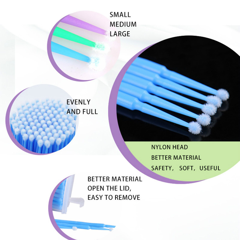 500개 속눈썹 연장 클리닝 면봉 긴/짧은 팁 속눈썹  - Eyelash Extension Repair 리뷰 및 가격