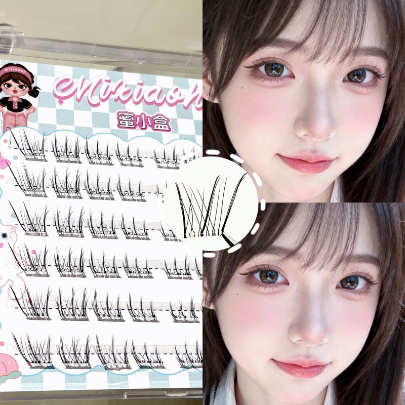 믹시아오허 글루 프리 스트레이트 속눈썹, 자연스럽고 부 - Eyelash Extension Natural 리뷰 및 가격