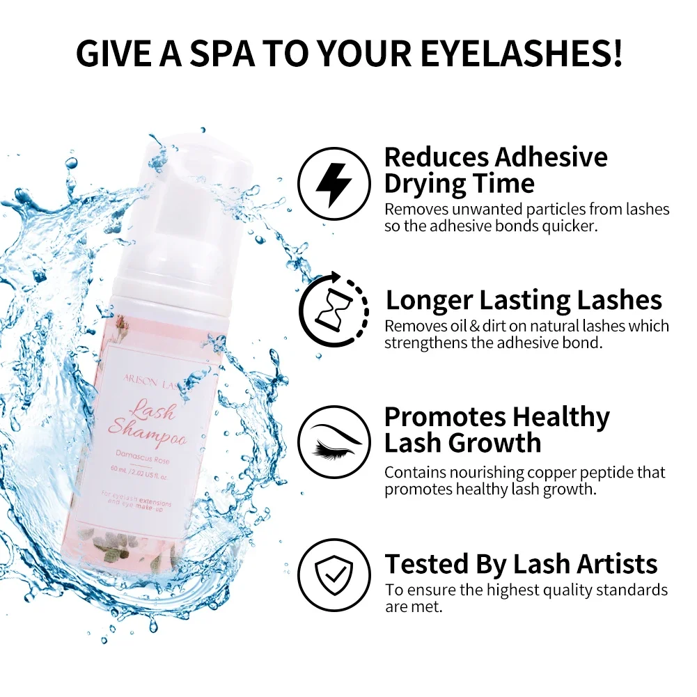 ARISON10 속눈썹 클렌저 폼 샴푸, 속눈썹 리프트 - Eyelash Extension Foam Cleanser 리뷰 및 가격
