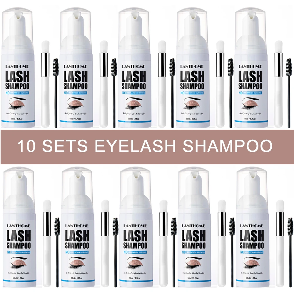 50ML 프로 속눈썹 연장 샴푸 폼 키트 딥 클리닝 눈 - Eyelash Extension Foam Cleanser 리뷰 및 가격