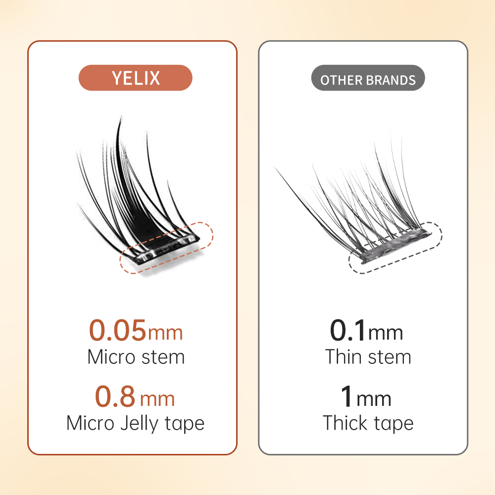 옐릭스 멀티 스타일 셀프 접착 무접착 인조 속눈썹 7줄 - Eyelash Extension Natural 리뷰 및 가격