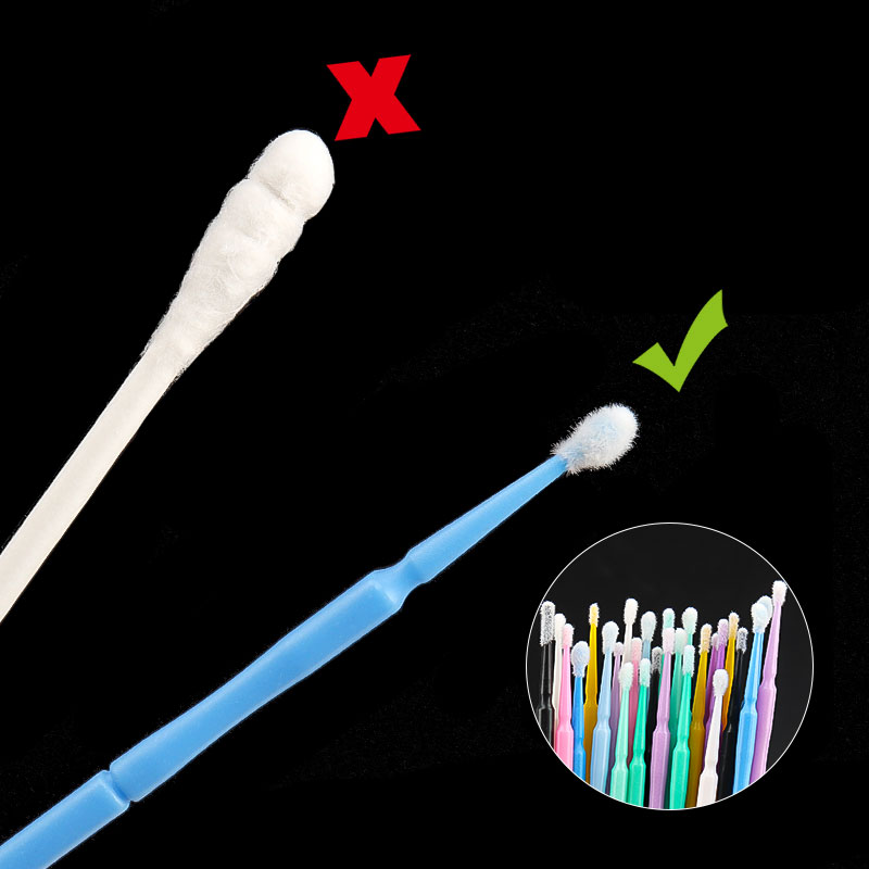 100개/봉지 대나무 속눈썹 연장 클리닝 면봉 래쉬 리 - Eyelash Extension Repair 리뷰 및 가격