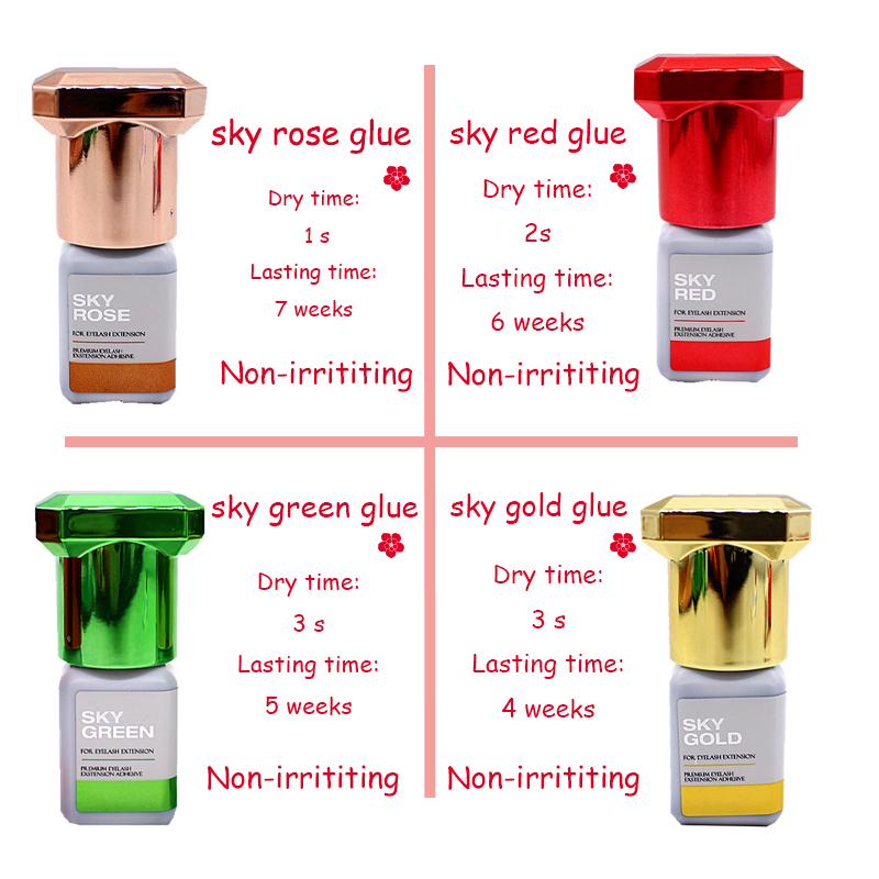 속눈썹 연장용 스카이 글루 오리지널 코리아 5ml 전문 - Eyelash Extension Korea Natural 리뷰 및 가격
