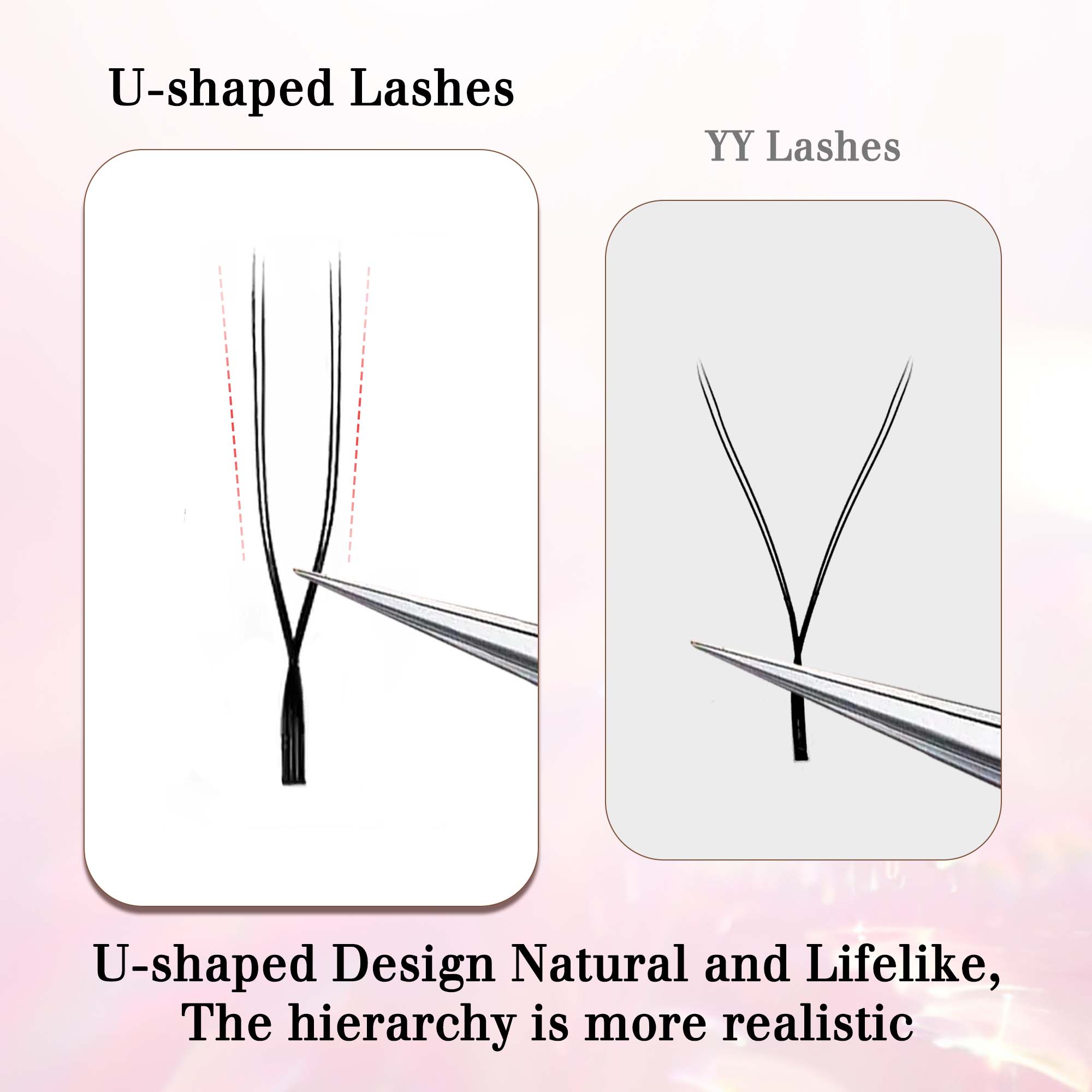 천연 인조 속눈썹 U 속눈썹 모양 슈퍼 소프트 속눈썹  - Eyelash Extension Supernatural 리뷰 및 가격