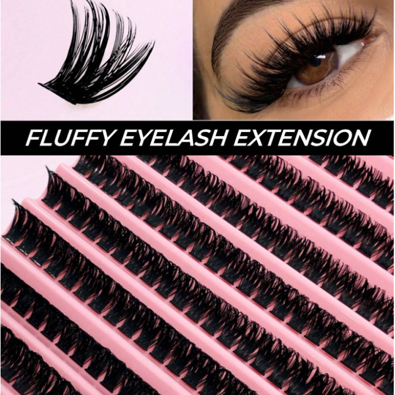 200PCS DIY 속눈썹 연장 세트 80D D-Cur - Eyelash Extension Supernatural 리뷰 및 가격