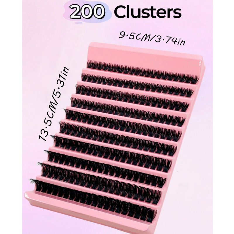 200PCS DIY 속눈썹 연장 세트 80D D-Cur - Eyelash Extension Supernatural 리뷰 및 가격