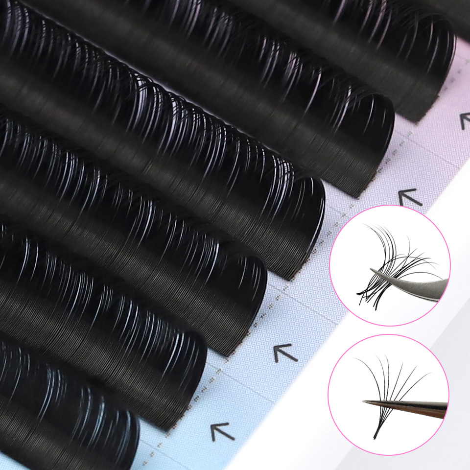 RUJADE 10 트레이/로트 도매 개별 거짓 속눈썹  - Eyelash Extension Korea Natural 리뷰 및 가격