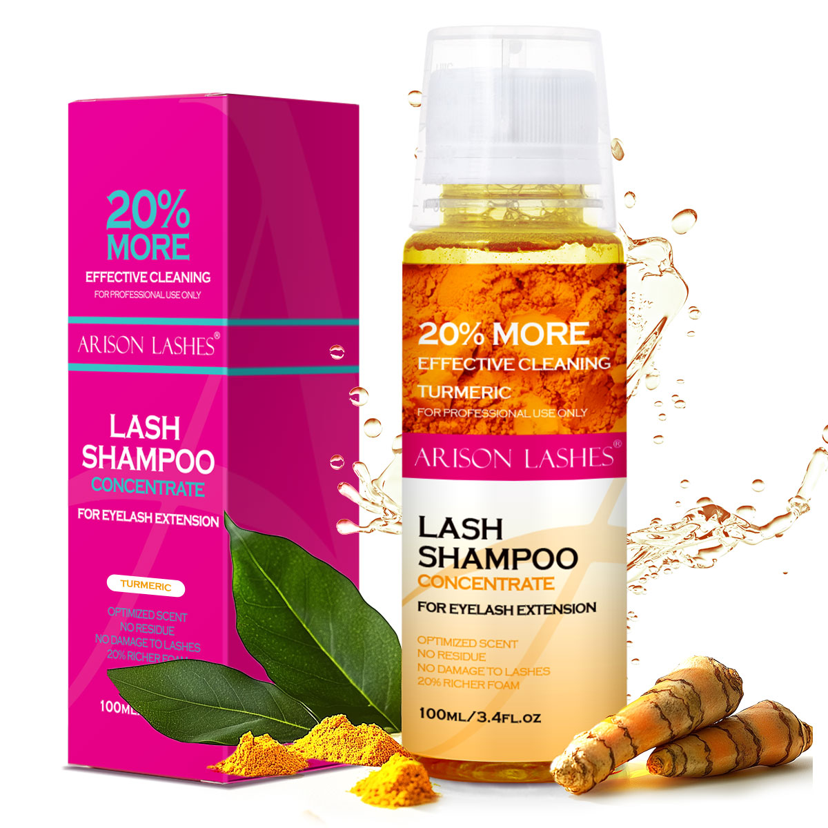 아리손 100ml 속눈썹 샴푸 농축액 무자극 속눈썹 클 - Eyelash Extension Foam Cleanser 리뷰 및 가격