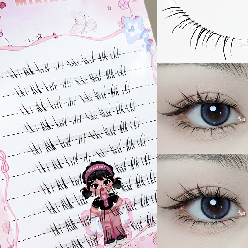 믹시아오허 스타리 망가 로워래쉬 투명 스템 풍성한 자연 - Eyelash Extension Natural 리뷰 및 가격