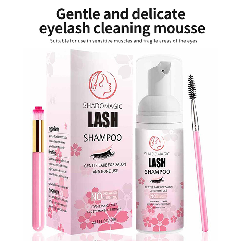 래쉬 샴푸 60ML 빠른 속눈썹 클렌저 마스카라 봉 딥 - Eyelash Extension Foam Cleanser 리뷰 및 가격