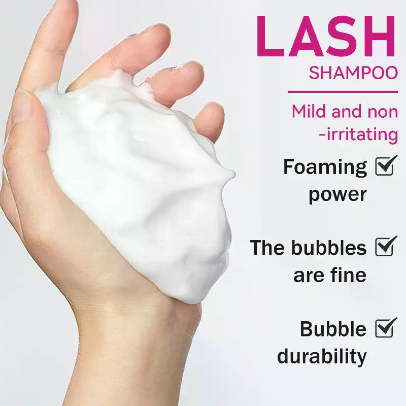 40ml 속눈썹 연장 샴푸 폼 브러쉬 포함 눈꺼풀 딥  - Eyelash Extension Foam Cleanser 리뷰 및 가격
