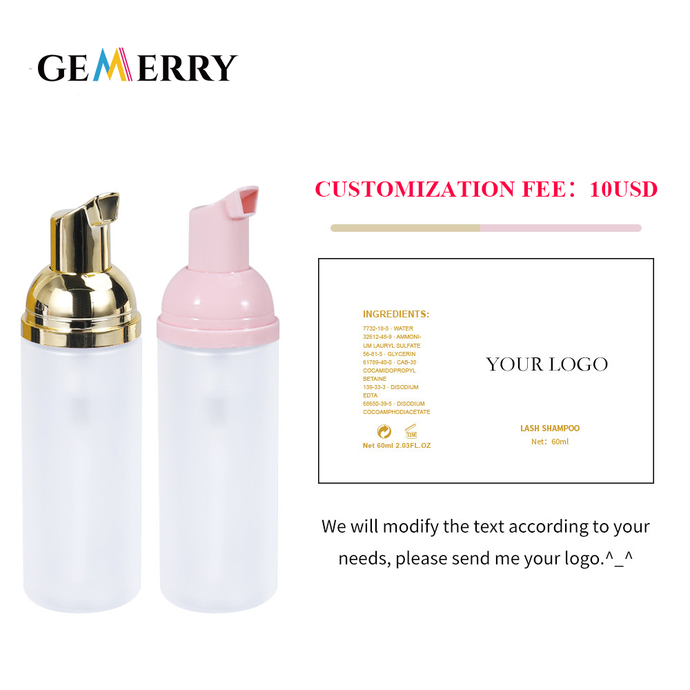 속눈썹 확장을위한 60ml 폼 래쉬 클렌저 샴푸 전문  - Eyelash Extension Foam Cleanser 리뷰 및 가격